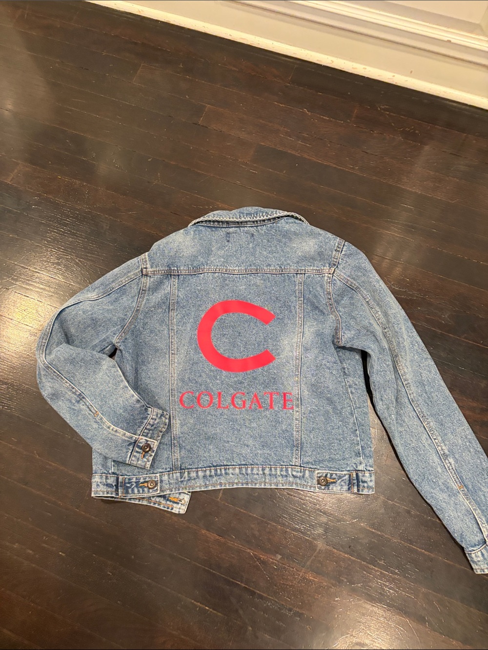 Colgate university Denim Jacket NWOT